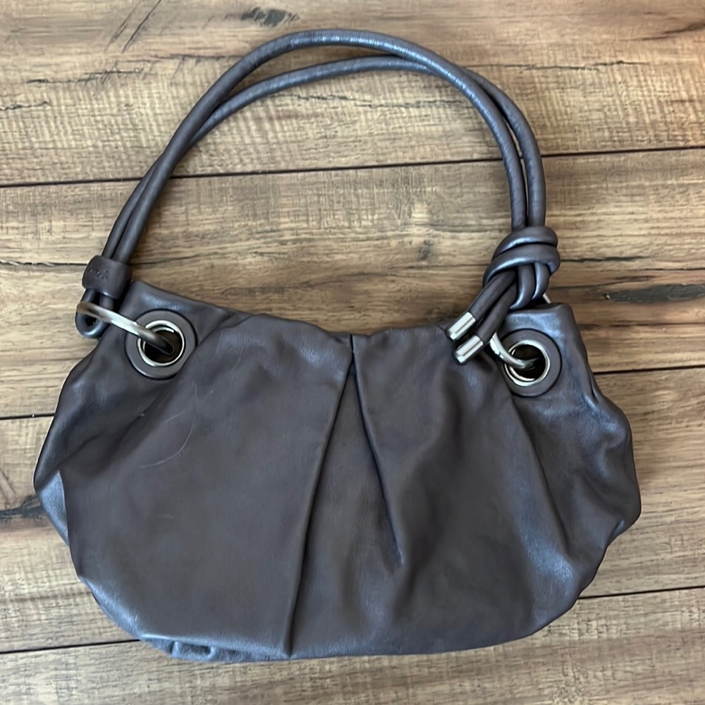 Silver/Gray Coach Handbag